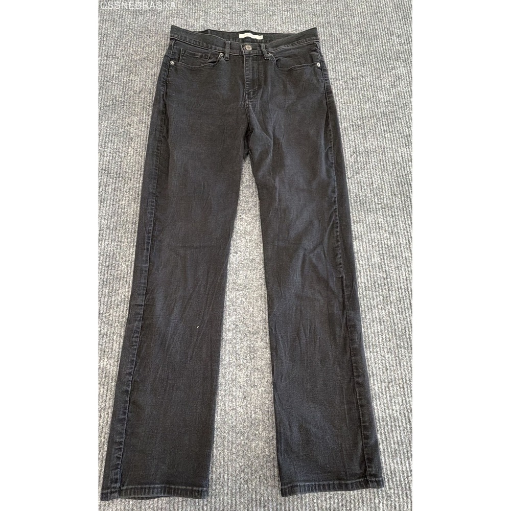 Levi's Women's Classic Straight Jeans Faded Black Denim 5-Pocket Sz 10